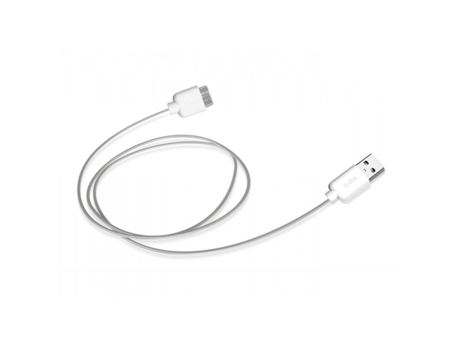 Cable SBS Shielded (USB - MicroUSB - 1 m - Blanco)