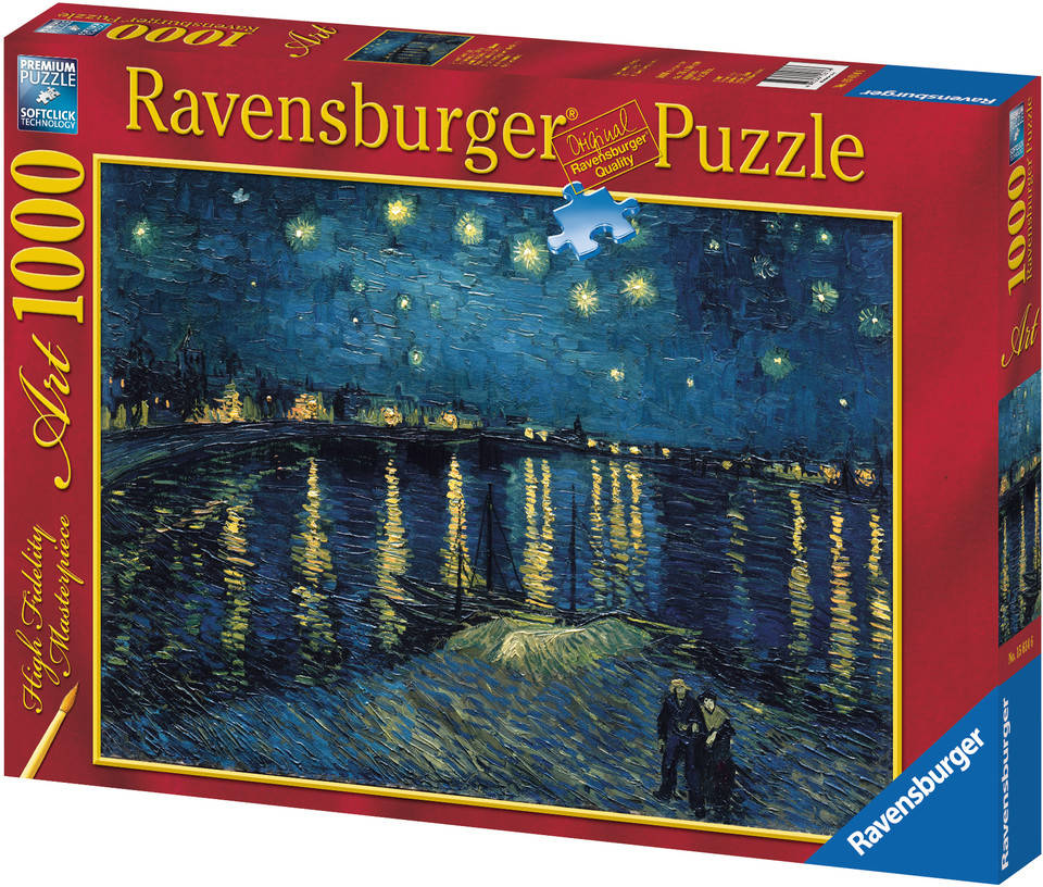 Puzzles RAVENSBURGUER Van Gogh: Starry Night (1000 Piezas)