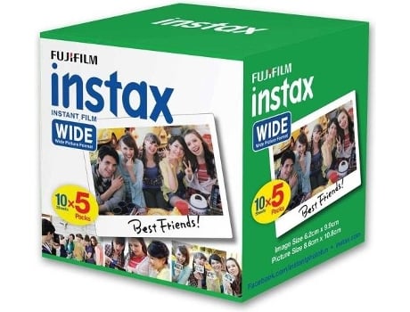 Recarga FUJIFILM Instax Wide Colour Film (50 Hojas)