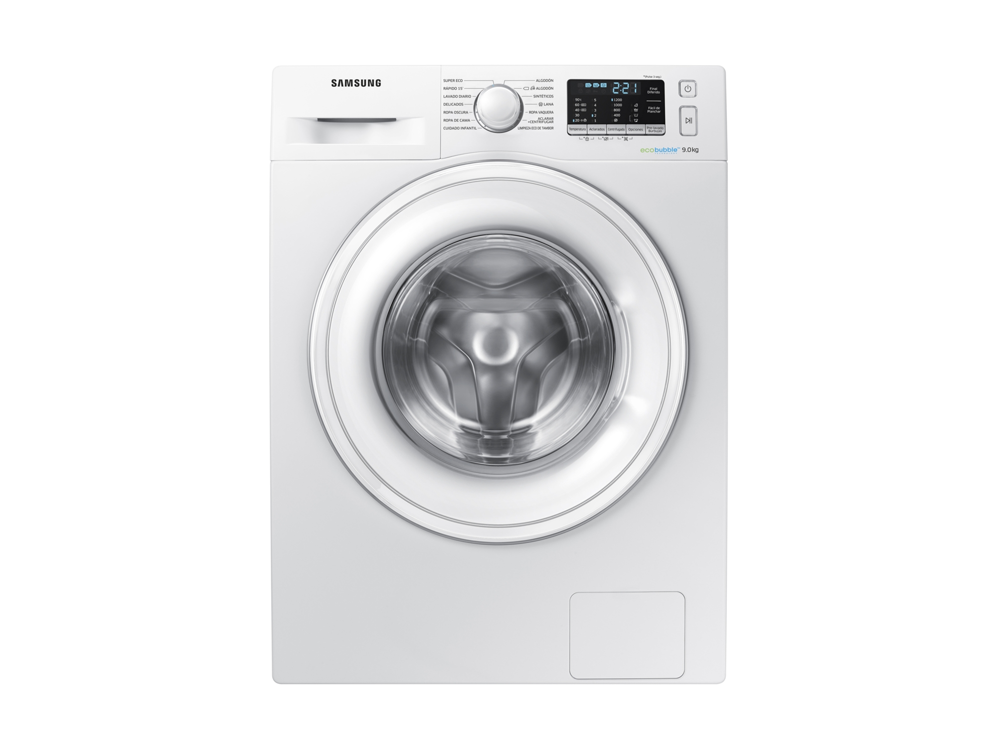 Lavadora SAMSUNG WW90J5355DW/EC (9 kg - 1200 rpm - Blanco)