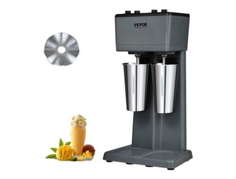 VEVOR milkshake blender, doble cabeza, acero inoxidable bebida blender