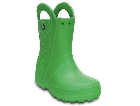 Botas de Agua CROCS Handle Rain Boot Kids Bebés (23-24 - Verde)