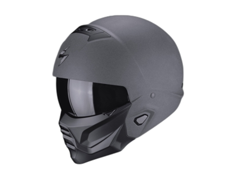 Casco de moto jet SCORPION Exo-Combat II Graphite ECE 22-06 XL