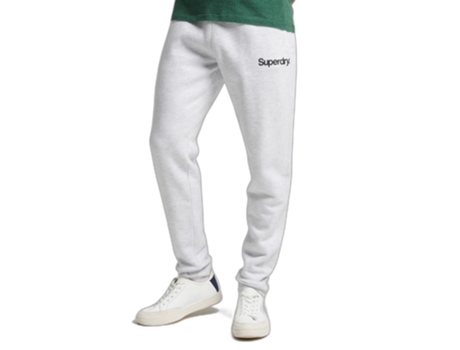 Pntalones de Chándal para Hombre SUPERDRY (Algodón - XL - Blanco)