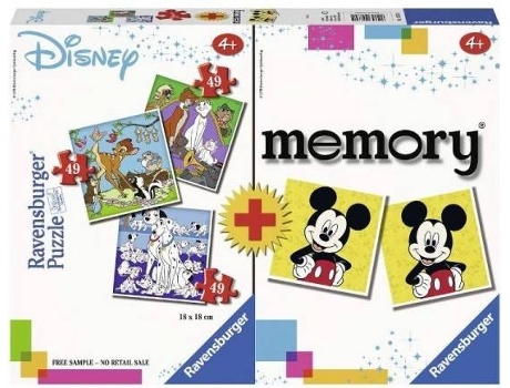 Puzzle Ravensburger Iberica memory mickey edad 4 anos 49