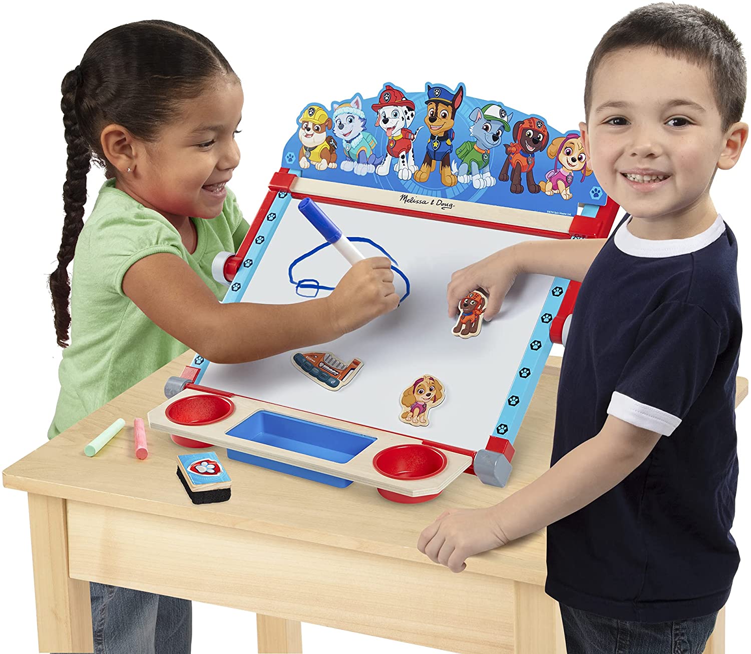 Juego Educativo MELISSA & DOUG (Madera - Azul - 52 x 44 x 5 cm)