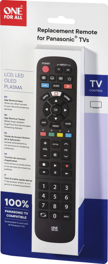 Mando Universal TV ONE FOR ALL URC4914 (Panasonic)