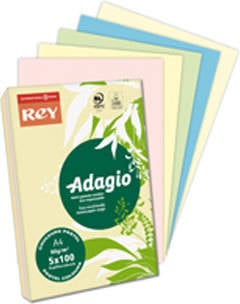 Rey Adagio Ramette folios de colores a4 80g 40 hojas 5 1801090