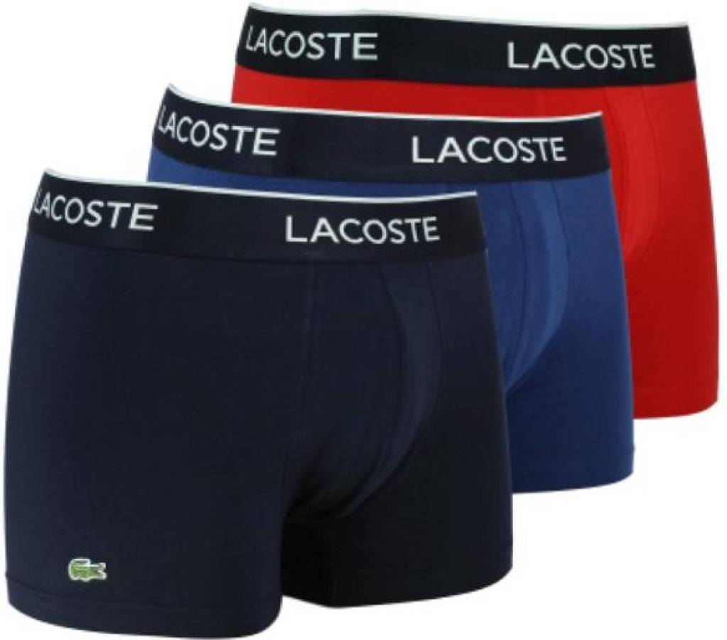 Paquete De 3 boxers lacoste hombre multicolor ropa interior pack