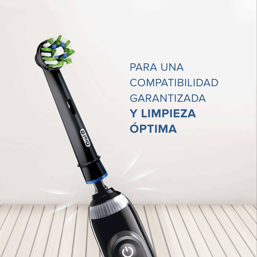 Cabezales de Recambio ORAL-B Cross Action Negro (3 unidadedes)