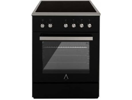 Cocina ALPHA VZ-60 (60 L - Gas Eléctrico y Vitrocerámica - Negro)