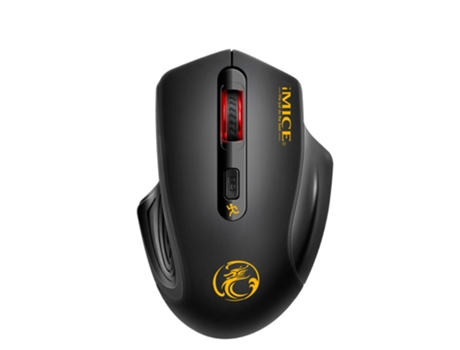 Ratón Gaming NORTHIX Estore (Inalámbrico - 1600 dpi - Negro)