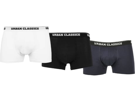 Conjunto de 3 Boxers URBAN CLASSICS Algodón Hombre (S - Multicolor)