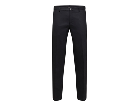 Pantalones de Traje para Hombre SELECTED (46 - Negro)