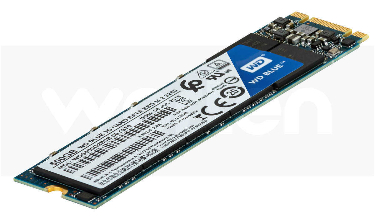 Disco SSD Interno WESTERN DIGITAL Blue 3D NAND SATA 500GB (500 GB - M.2 - 560 MB/s)