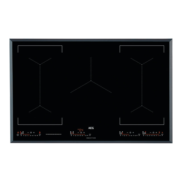 Placa de Inducción AEG IKE85651FB (Eléctrica - 81 cm - Negro)