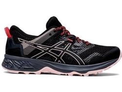 Zapatillas ASICS Malla Arejada Mujer (36 - Negro)