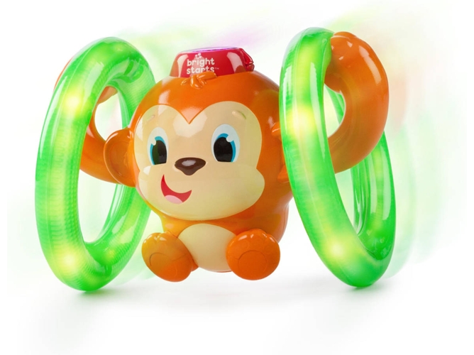 Juguete Interactivo BRIGHT STARTS Roll & Glow Monkey Toy