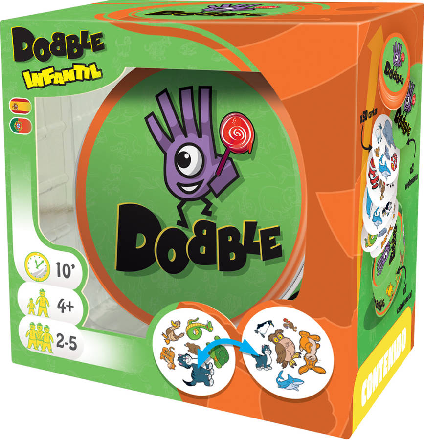 Juguete Educativo ASMODEE Dobble Kids (Edad Mínima: 4)