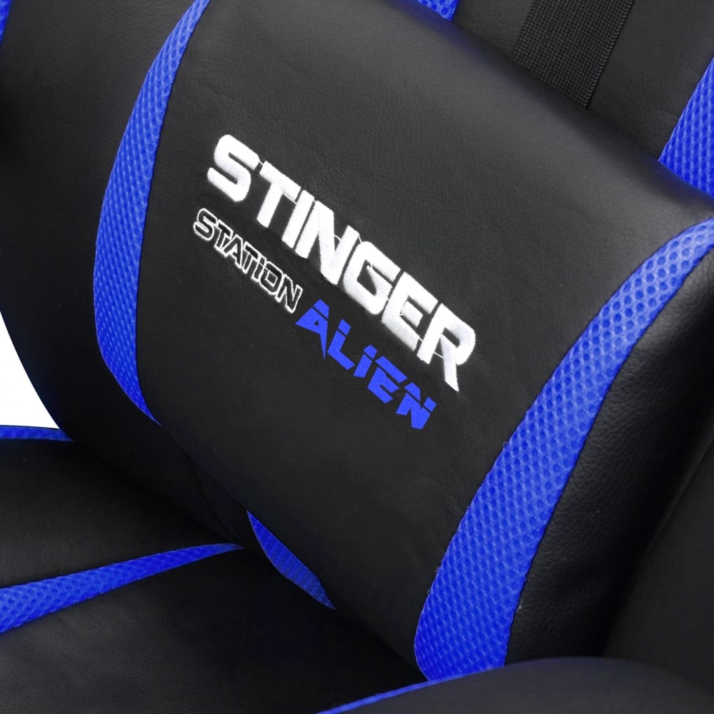 Silla Gaming WOXTER Stinger Station (Negro y Azul)