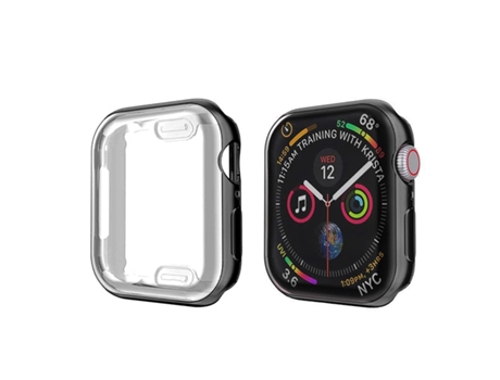 Carcasa de Reloj SLOWMOOSE para Apple Ultrafina Amplia Protector iWatch (Negro - 40Mm Série 5 4)