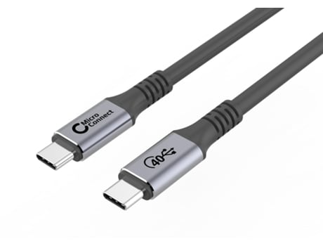 Cable Usb 2 M Usb4 Gen 3X2 Usb C MICROCONNECT - Negro