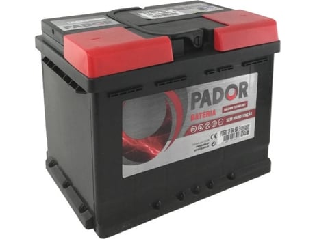 Baterías de Coche PADOR Calcium Technology (60 A -12 V -60 Ah)