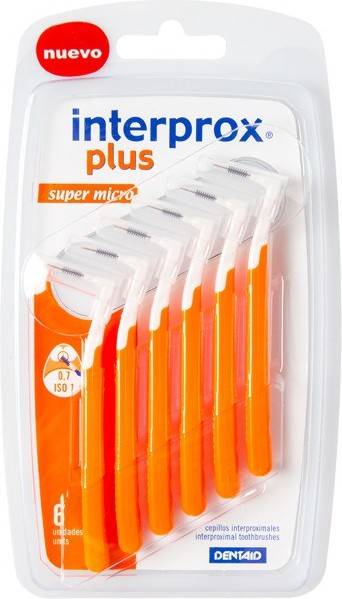 Cepillo Interdental INTERPROX Plus Super Micro 6 Unidades (2 g)