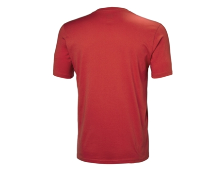 Camiseta para Hombre HELLY HANSEN (2XL - Algodón - Rojo)