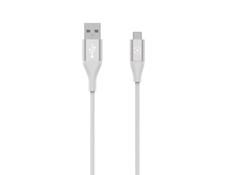 Cable Usbmicrocolorwh Usb Microusb CELLY Blanco