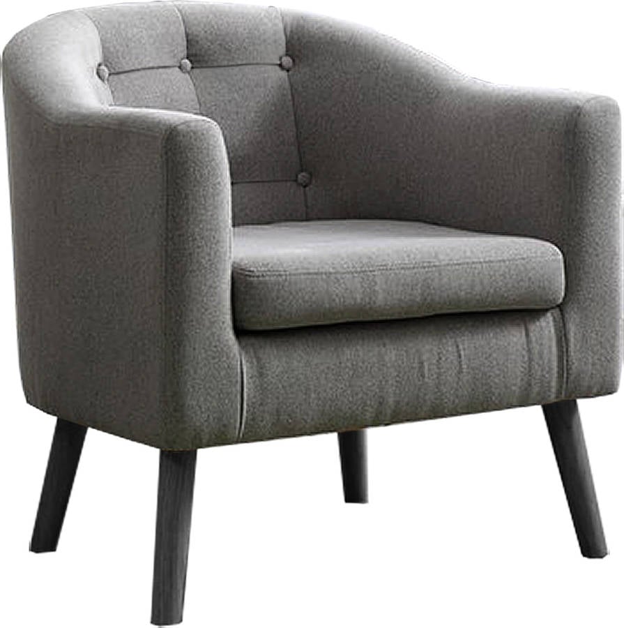 Sillón VENPRODIN Sines Gris (70x76x66 cm - Metal)