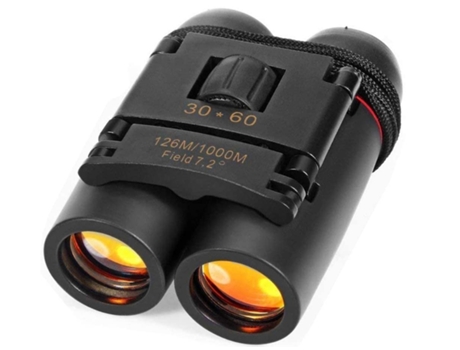 Telescopio Monocular de Alta Potencia Mini Monóculos de Mano con Zoom HD para Observación de Pájaros Negro-Negro