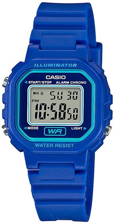 Reloj Digital CASIO Mujer (Goma - Azul)