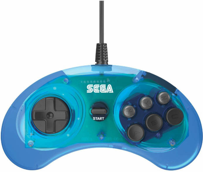 Mando SEGA Mega Drive Azul