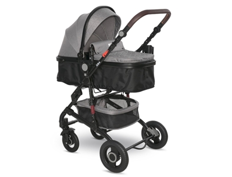 Carrito De Bebé Dúo Convertible Alba Premium De LORELLI Opaline Grey