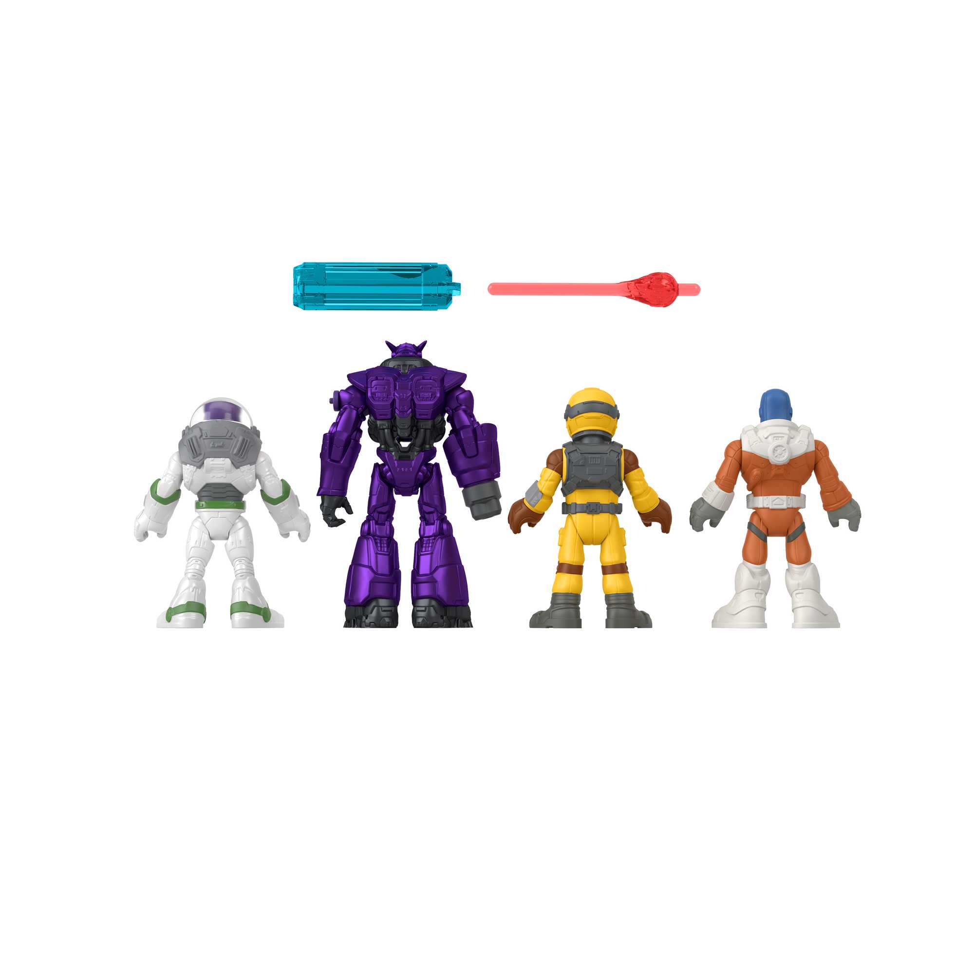 Disney Imaginext Lightyear Multipack Buzz viajero del tiempo, figuras de juguete para niños y niñas +3 años