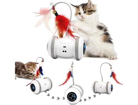 Juguetes Interactivos Automáticos Para Gatos Juguetes Eléctricos Para Interiores Para Adultos Juguetes Para Gatitos ELKUAIE