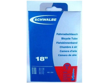 Cámaras de Aire SCHWALBE 450a/18 X 1.75 Presta (18´´)