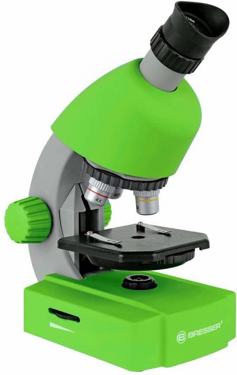 Microscopio TOY PLANET Bresser Color Verde 40X-640X