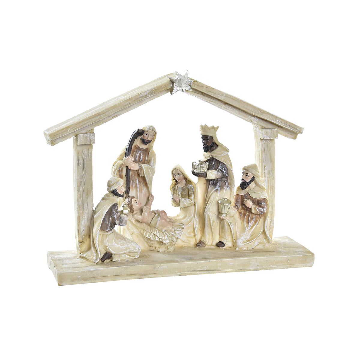 Belenes de Navidad DKD HOME DECOR (Resina - Muticolor)