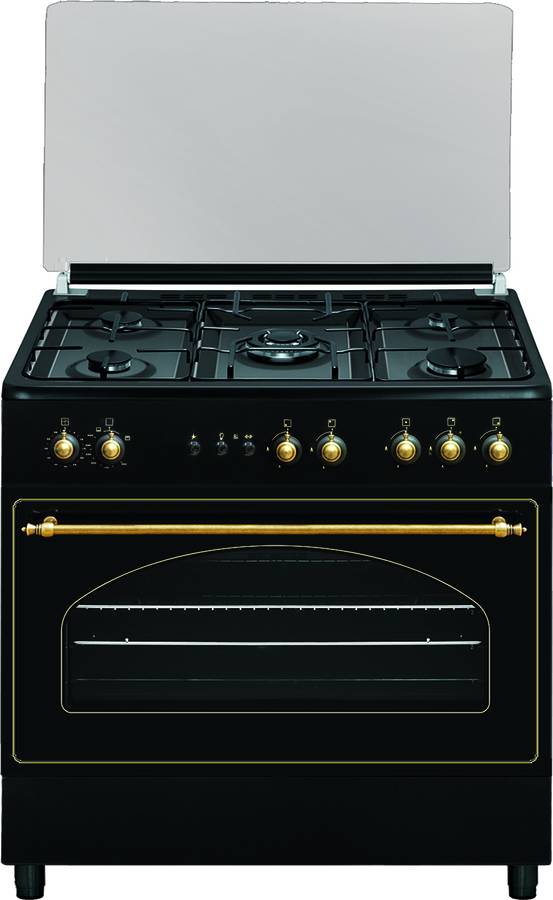 Cocina VITROKITCHEN RU9060N (110 L - Gas Natural - Negro)