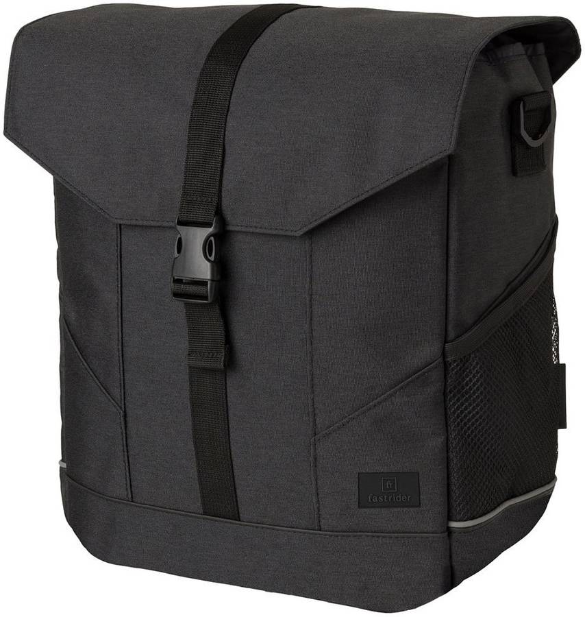 Bolsa Fastrider Pendler basics single 12l individual pannier ciclismo de bicicleta para transporte gris 12