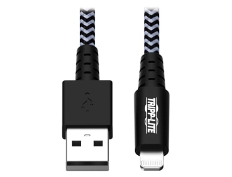 Cable Hd Sincronización Carga Usb Lightning Servicio Pesado Certificado TRIPP LITE Blanco