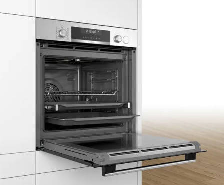 Horno a Vapor BOSCH HRG5785S6 (71 L - 59.4 cm - Pirolítico - Inox)