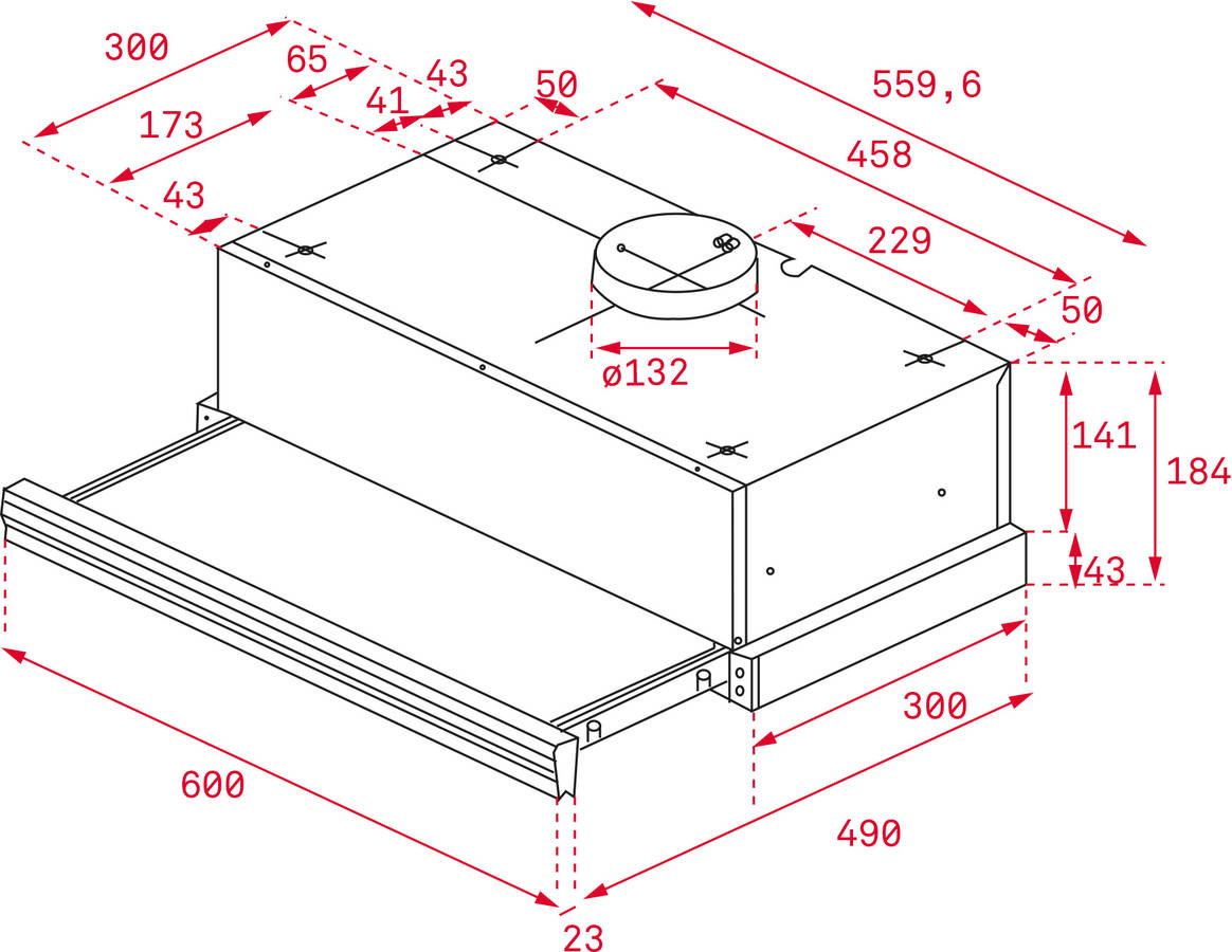 Campana TEKA CNL 6415 IX (385 m3/h - 60 cm - Inox)