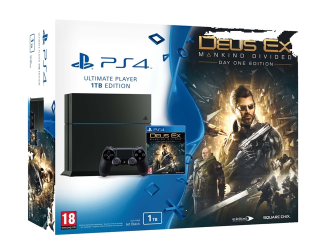 Consola PS4 Standard + Deus Ex: Making Divided (1 TB)