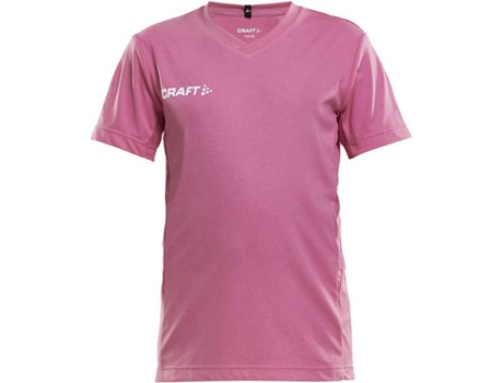 Camiseta de Hombre para Fútbol CRAFT Squad Solid Rosa (6/8 Años)