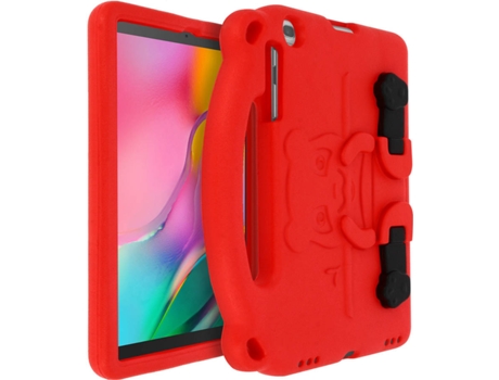 Carcasa Samsung Galaxy Tab A 10.1'' 2020 AVIZAR Panda Rojo