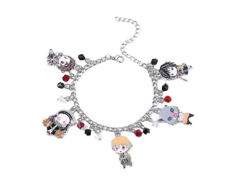 Pulseras de joyería de anime para mujeres Demon Slayer/My Hero