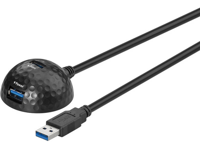 Cable de Datos GOOBAY (USB - USB - 1.5 m - Negro)